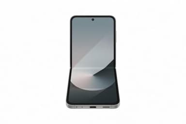 Samsung Galaxy Z Flip6 (256GB) Galaxy AI Enabled, 6.7” Foldable Display, 50MP Camera, FlexCam with Auto Zoom, CAD Version Unlocked (with 45W Super Fast Charger) - Silver Shadow (Renewed)