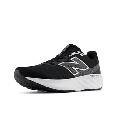 New Balance Men's Fresh Foam 520 V9 Running Shoe, Black/Castlerock/Silver Metallic, 8 M