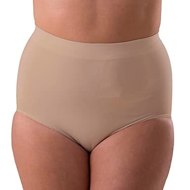 Corsinel Regular Female Brief Low by Tytex - Medium Support Underwear for Ostomy and Hernia (Tan, XXL)