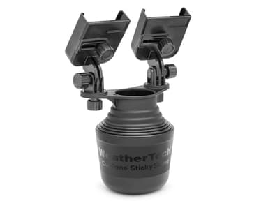 Weathertech 8ACF11D Black Cupfone Duo Black Plastic Knobs