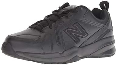 New Balance mens 608 V5 Casual Comfort Cross Trainer, Black/Black, 11 W