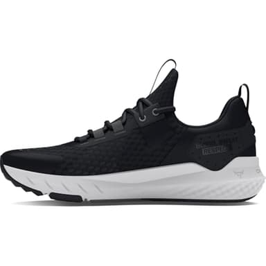 Under Armour Men's Project Rock Blood Sweat Respect 4 Sneaker, (001) Black/Castlerock/White, 12