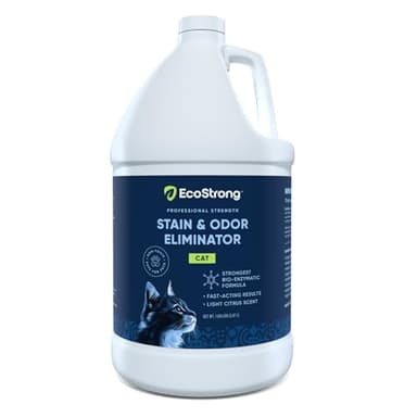 Cat Stain And Odor Remover| Enzyme Urine Odor Neutralizer - Stain Remover for Carpet, Litter Boxes, Bedding, and Laundry [Citrus Scent Gallon Value Size]