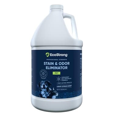 Eco Strong Pet Stain and Odor Remover - Cat Urine Enzyme Cleaner Destroyer, Urine Destroyer for Dogs, Pet Urine Enzyme Cleaner - 128 Oz