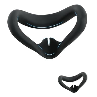 Silicone Face Cover for Meta Quest 3S VR Headset Sweatproof Face Pad for Meta Quest 3S Face Pad Cushion Accessories