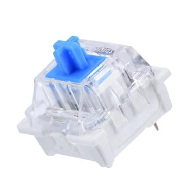 Cherry MX RGB Blue Switches 10Pcs Mechanical Keyboard Switch, Plate Mounted Linear Switches for Mechanical Keyboard, 3 Pin 50gf RGB LED Slot, MX Key Switch Replacement