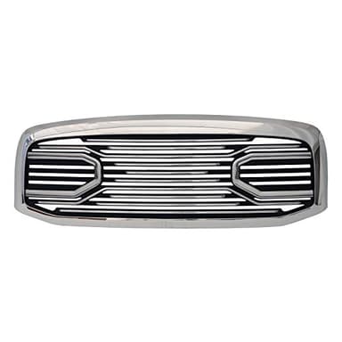 Paragon Front Grille for 2006-08 Dodge Ram 1500/2500/3500 - Chrome/Matte RAM Style Grill Grilles