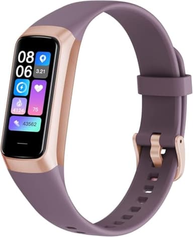 Fitness Tracker with 24/7 Heart Rate, Blood Oxygen Blood Pressure Sleep Monitor, Activity Trackers IP68 Waterproof,Step Calorie Counter Pedometer Health Smart Watch for Women Men(Bordeaux)