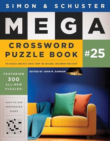 Simon & Schuster Mega Crossword Puzzle Book #25 (Volume 25)