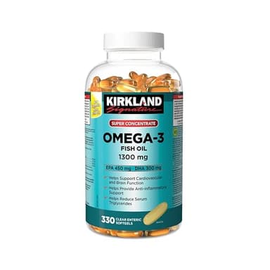 Kirkland Super Concentrate Omega-3 1300mg, 330 Softgels
