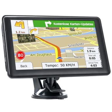 OHREX GPS Navigation for Car Canada, 2025 Offline Maps, Truck Commercial Drivers/Trucker GPS with 7 inch, Lifetime Free Updates of Canada US Mexico, Spoken Driver Alerts