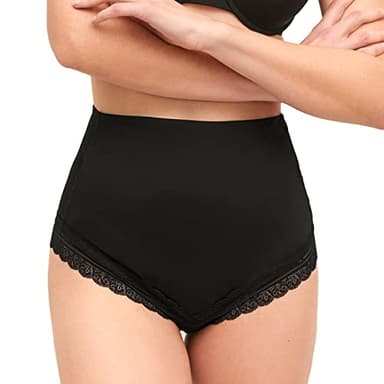 SIIL Ostomy Briefs Sofía Black Ostomy Panties | Colostomy Bag Cover | Colostomy Back Support | Stoma Pouch Cover | 22771 (XL)