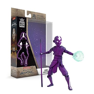 BST AXN 5'' Action Figure - Avatar: The Last Airbender - Aang Cosmic Energy, Multicolor, BAAVAAANWB03, Small