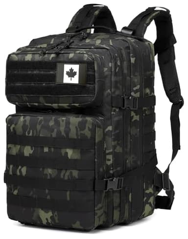 ATBP Military Tactical Molle Rucksack Backpack Large Travel Backpack Hiking Daypack Camping Hunting Backpack 40L