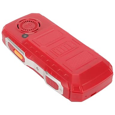 2G Rugged Cell Phones 3D Big Senior Mobile Phone 2.8In HD Screen Dual Card Rugged Phone with Flashlight (Black)(Red)