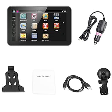 european gps navigation for car + Navigation Devices 5 inch Touch Screen GPS Navigation System International GPS Navigators 128M 8GB with Bluetooth Map for Car Truck Vehicles (Europe) Replacement Acce