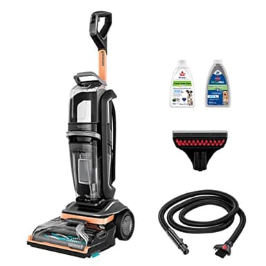 BISSELL Revolution HydroSteam Pet Carpet Cleaner, Upright Deep Cleaner, HydroSteam Technology, 2-in-1 Pet Upholstery Tool & Formulas Included, 3432B