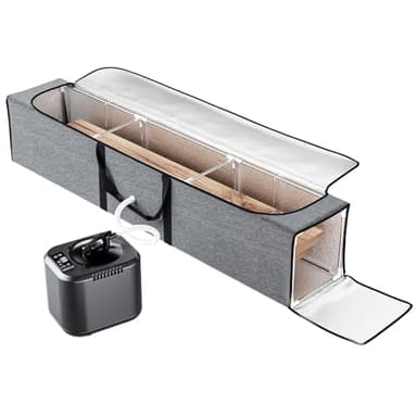 Joinerjetly Wood Bending Steam Kit Tool-Free Assembly with 55" Foldable Steam Box and 3.1L Wood Steamer for Curved Woodworking