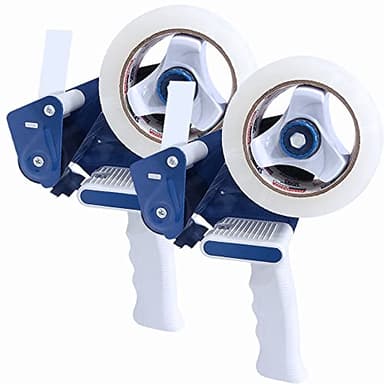P PERFECTAPE Heavy Duty Packing Tape Gun for 2" Width Tape, Plus 1 Roll of Heavy Duty Packing Tape 1.88" x 66M,Hold up to 200M Length Roll, 2-Pack,PERFECTAPE Brand