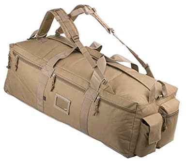 XMILPAX Large Military Duffle Bag Tactical Gear Load Out Bag Deployment Cargo Bag Travel Sports Equipment Duffel Luggage Bag with Backpack Straps 90L Coyote TAN