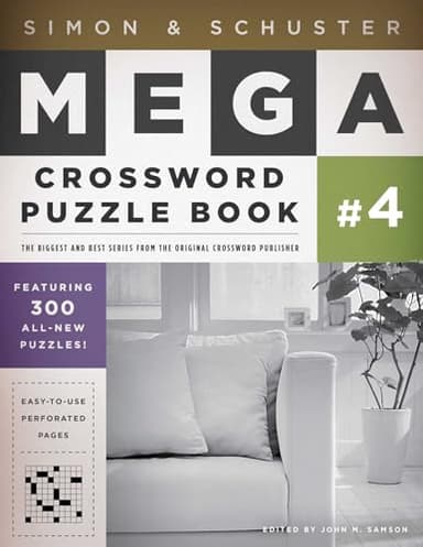Simon & Schuster Mega Crossword Puzzle Book #4 (Volume 4)