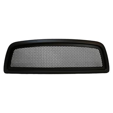 Paragon Front Grille for 2009-12 Dodge Ram 1500 - Matte Black Grill Grilles with Mesh