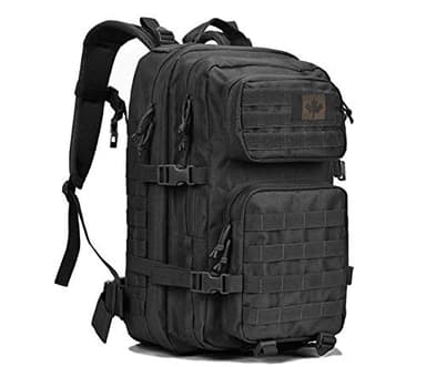 Coolton Tactical Backpack, Military Army Molle Bag, Daypack, Bug Out Rucksack for Outdoor Hiking, Hunting, Survival, Camping, Trekking for Men 40L with Flag Patch