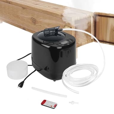 Wood Bending Steam Generator –1000W Electric Wood Steamer Kit with 9-Stage Power, 10m Remote, Triple Safety, 3L Steam Box for Wood Projects & Curved Designs -Steam Box Plan/Accessories