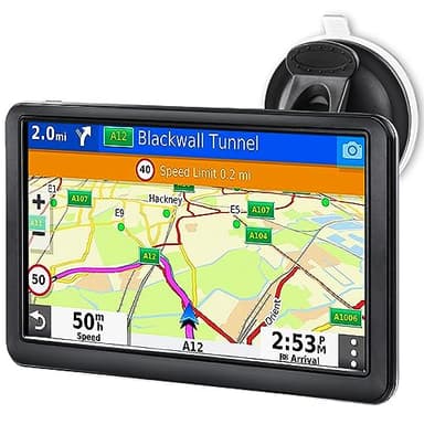 OHREX GPS Navigation for Car Trucker, 7" Touch Screen Vehicle GPS,Commercial Truck GPS Navigation System, 2024 Offline Maps of Canada US Mexico (Lifetime Free Updates), Spoken Driver Alerts