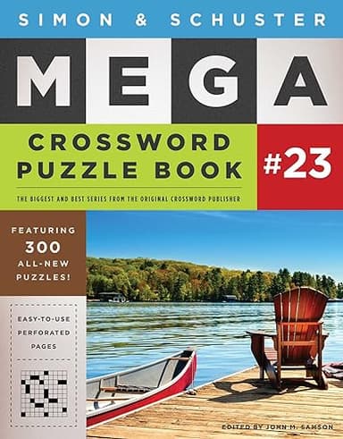Simon & Schuster Mega Crossword Puzzle Book #23 (Volume 23)