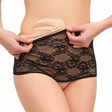 SIIL Ostomy body with apertures | Ostomy Underwear | Ostomy Clothing | Ostomy wrap | Ostomy bag cover inner pocket | Hernia support garments | Stoma Wear | Ostomy Belt | (XL)