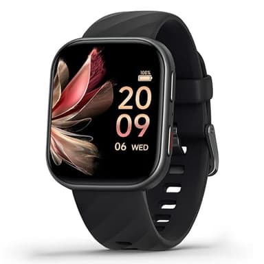 FITVII Health & Fitness Tracker (Answer/Make Calls), Smart Watch with 24/7 Heart Rate and Blood Pressure, Sleep Tracking Monitor, 120+ Sport Mode Activity Tracker