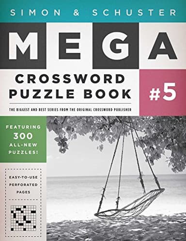 Simon & Schuster Mega Crossword Puzzle Book #5 (Volume 5)