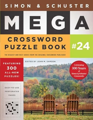 Simon & Schuster Mega Crossword Puzzle Book #24 (Volume 24)